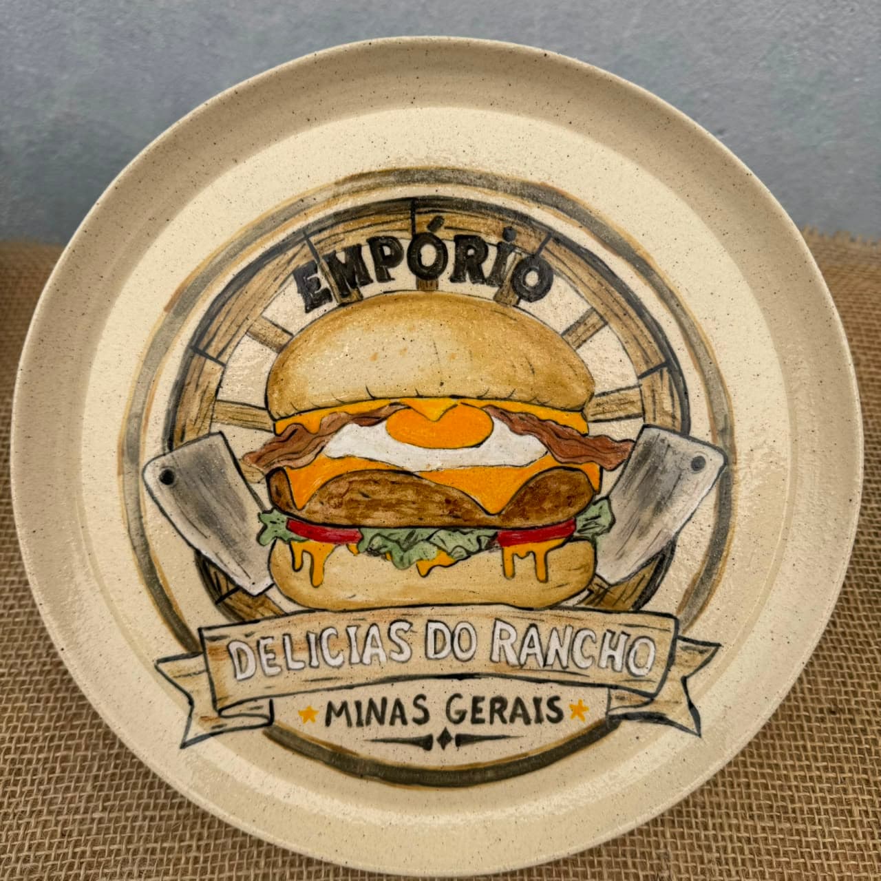 Prato com Logo Personalizado